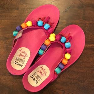 Bergdorf Goodman St Tropez Women’s Multi-color Resortwear Flip Flops 8.5